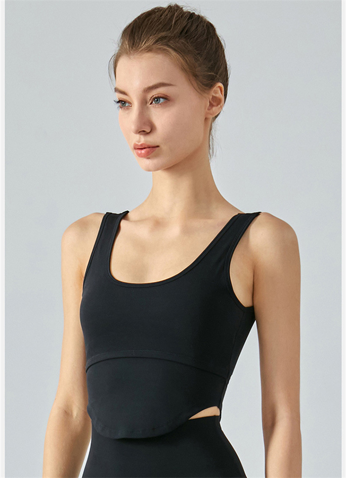 Sport L-01 Women Bras Tops Cew Neck Fintness Tank Vest Skin Friendly Workout Breathble Blackless Quick Dry Top Female Woman Lady, Black
Sport L-01 Women Bras Tops Cew Neck Fintness Tank Vest Skin Friendly Workout Breathble Blackless Quick Dry Top Female Woman Lady, Black