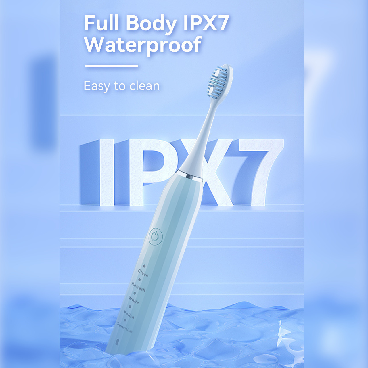 Toothbrush Ultrasonic Sonic Electric Rechargeable Tooth Brushes Washable Whitening Family Teeth Adult Timer 5 modes 230421