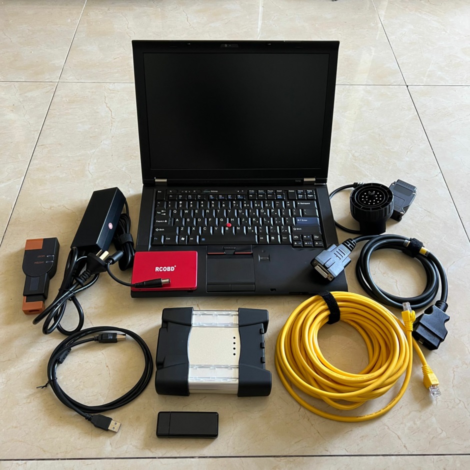 Newest V2024.03 SSD For Bmw Icom NEXT OBD Version Support Wifi Diagnosis with Laptop T410 i7 4g Run fast