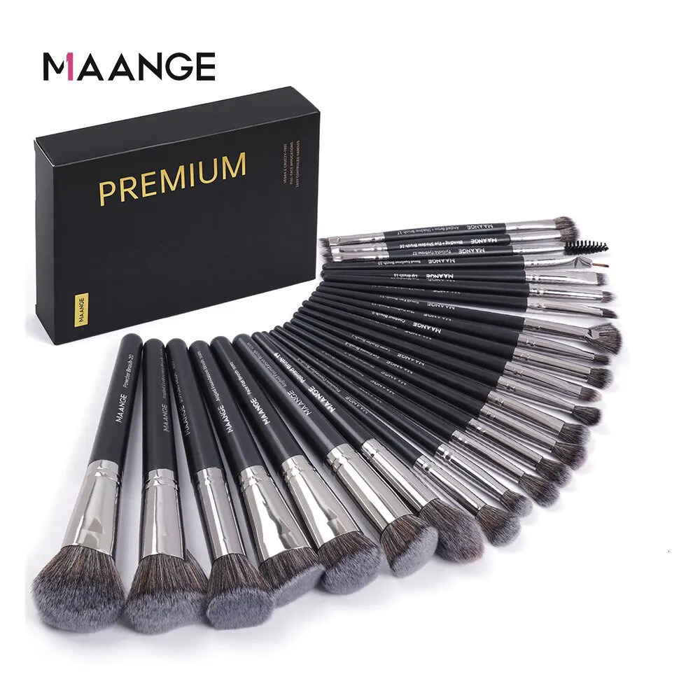 Makeup Tools MAANGE Professional Gift Box 25 Pieces Brushes Kit Face Eye Beauty For Foundation Conceal Eyeshadow Contour Brush 231122