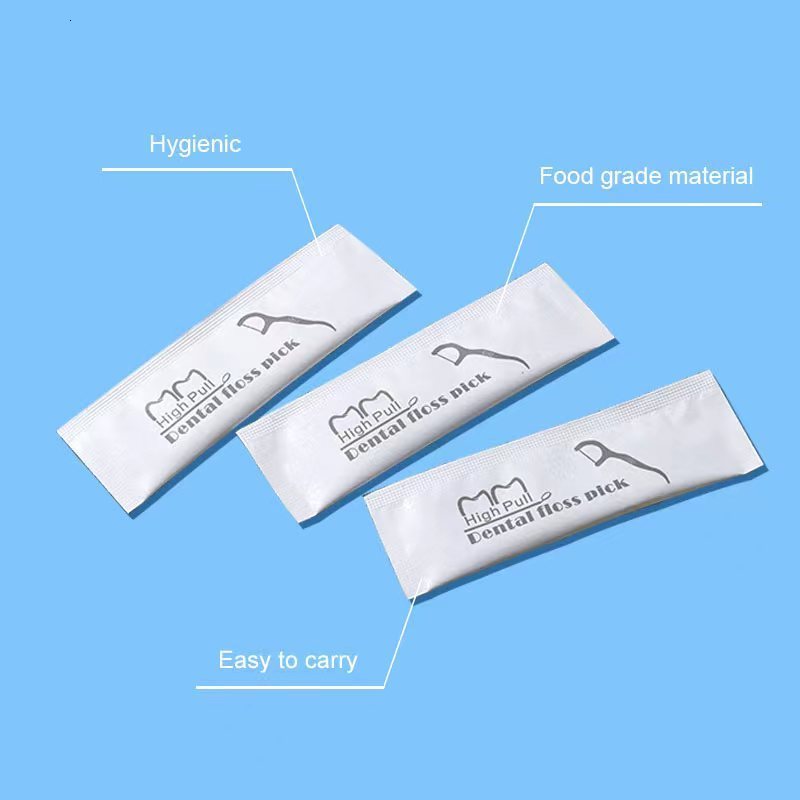 Dental Floss Individually Packaged 50pcs Each Packed Single Bag Travel el 230421