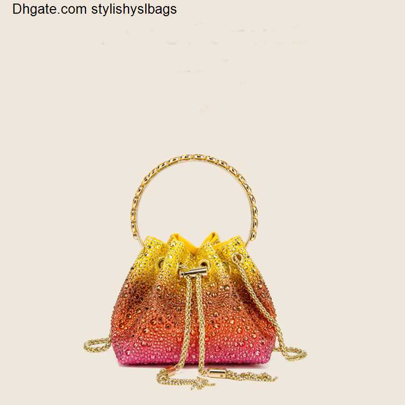 Shoulder Bags Handle Rhinestones Evening clutch Bag Purses and handbag luxury Designer shoulder bag Shiny Crystal Clutch purse bucket bag, Multicolor b
Shoulder Bags Handle Rhinestones Evening clutch Bag Purses and handbag luxury Designer shoulder bag Shiny Crystal Clutch purse bucket bag, Multicolor b