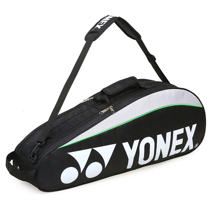 Tennis Bags Badminton Racket Bag For 3 Racquets Waterproof Single Shoulder Shuttlecock Rackets Sports With Shoes Compartment 231121