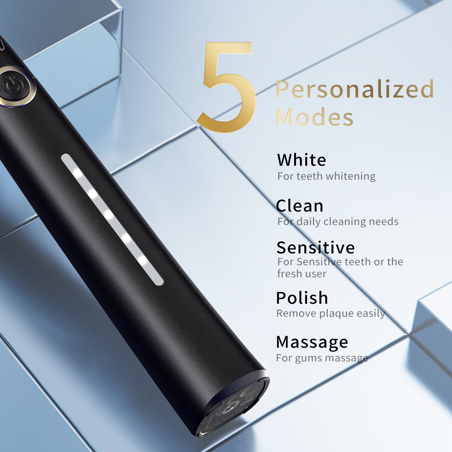 Toothbrush SEAGO Couple Rechargeable Electric Sonic Tooth Brush Travel Box Ultrasonic Replace 8 Heads 230421