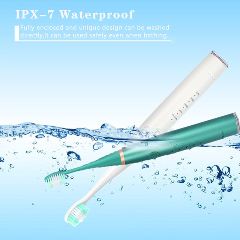 Toothbrush Sonic Electric Teeth Cleaner Oral Care Removal Of Dental Calculus Household Multifunctional Washable USB Charge Alloy 230421