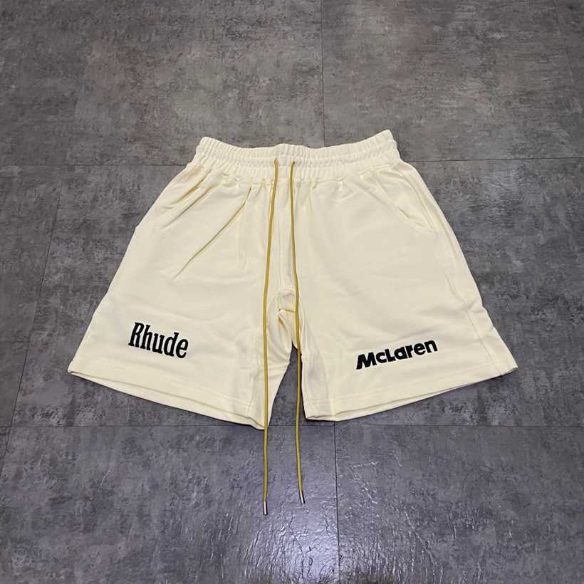 Designer Clothing Rhude American High Street Alphabet Embroidery Drawstring Men's Women's Loose Relaxed Sports Shorts Capris Couples Joggers Sportswear, Apricot
Designer Clothing Rhude American High Street Alphabet Embroidery Drawstring Men's Women's Loose Relaxed Sports Shorts Capris Couples Joggers Sportswear, Apricot