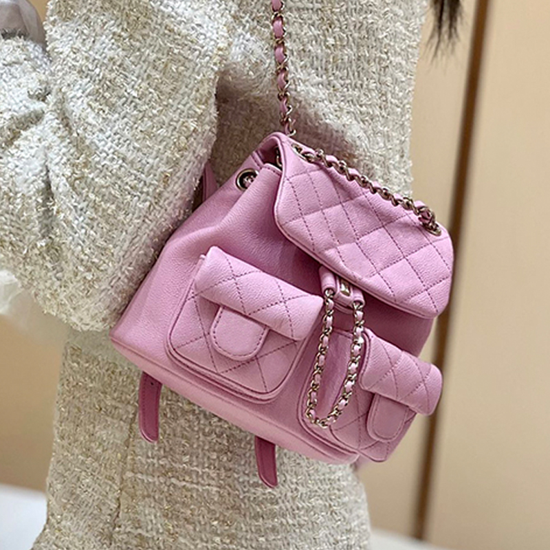 quality Backpack bags Designer Small shoulder Bag fashion pink Women chain Handbag luxury Calfskin party Tote Bag Mini Backpacks wallet Purse 18CM carrying, Contact me
quality Backpack bags Designer Small shoulder Bag fashion pink Women chain Handbag luxury Calfskin party Tote Bag Mini Backpacks wallet Purse 18CM carrying, Contact me