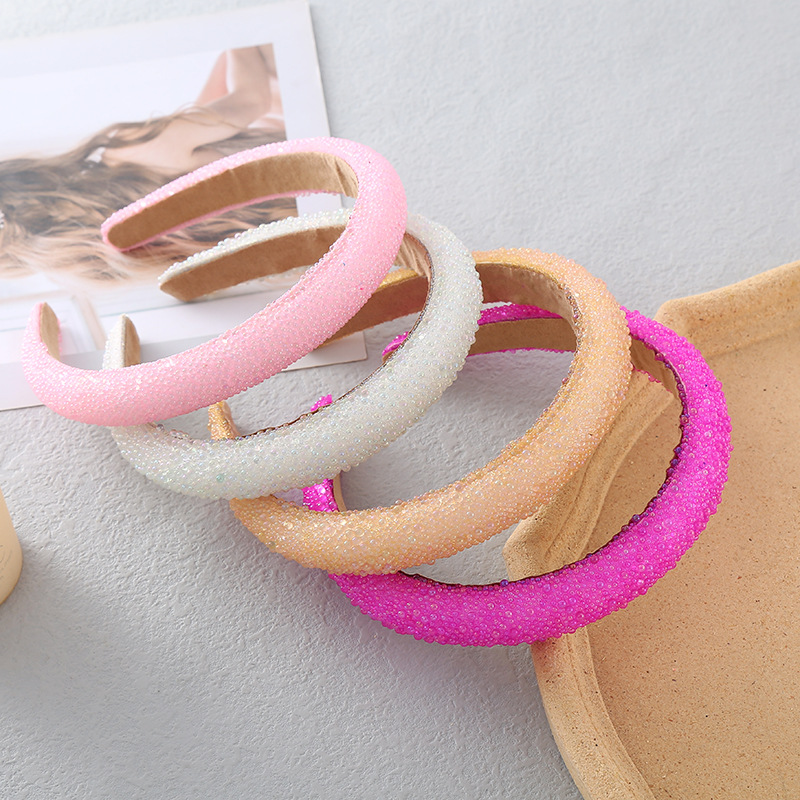 Shiny Rhie Headband Elegant Crystal Band Fashion Women's Hair Accessories