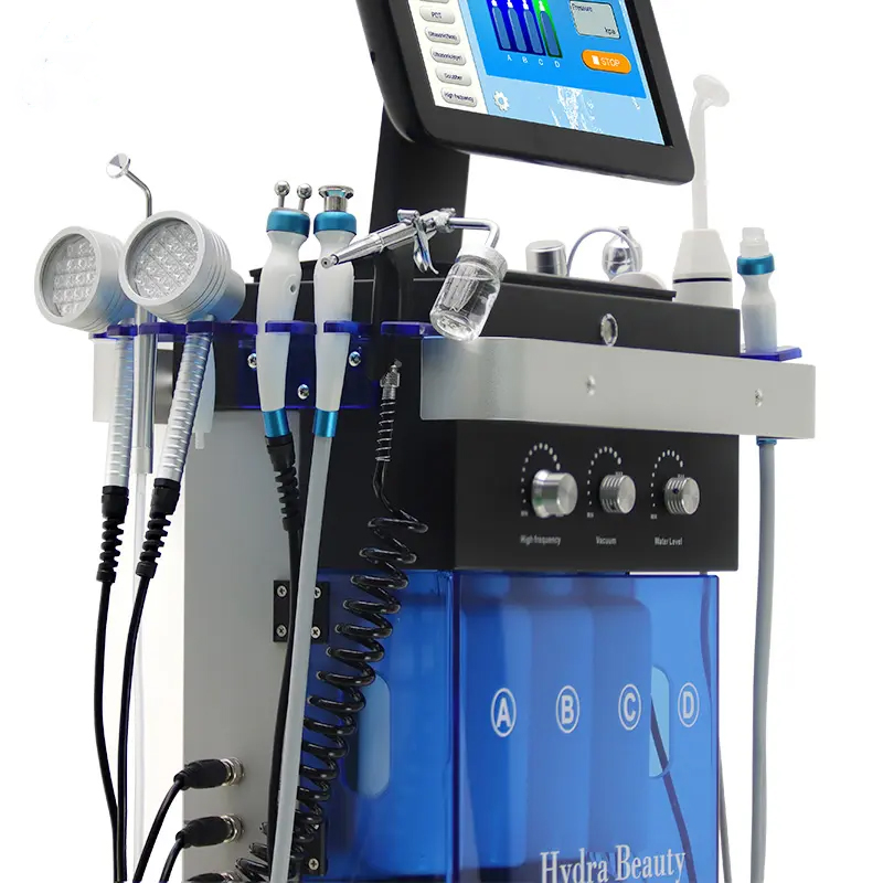 14-in-1 Skincare Diamond Cleaning and Whitening Skincare Machine Water Jet Aqua Faceal Dermabrasion Skin Care Machine SPA Beauty Salon