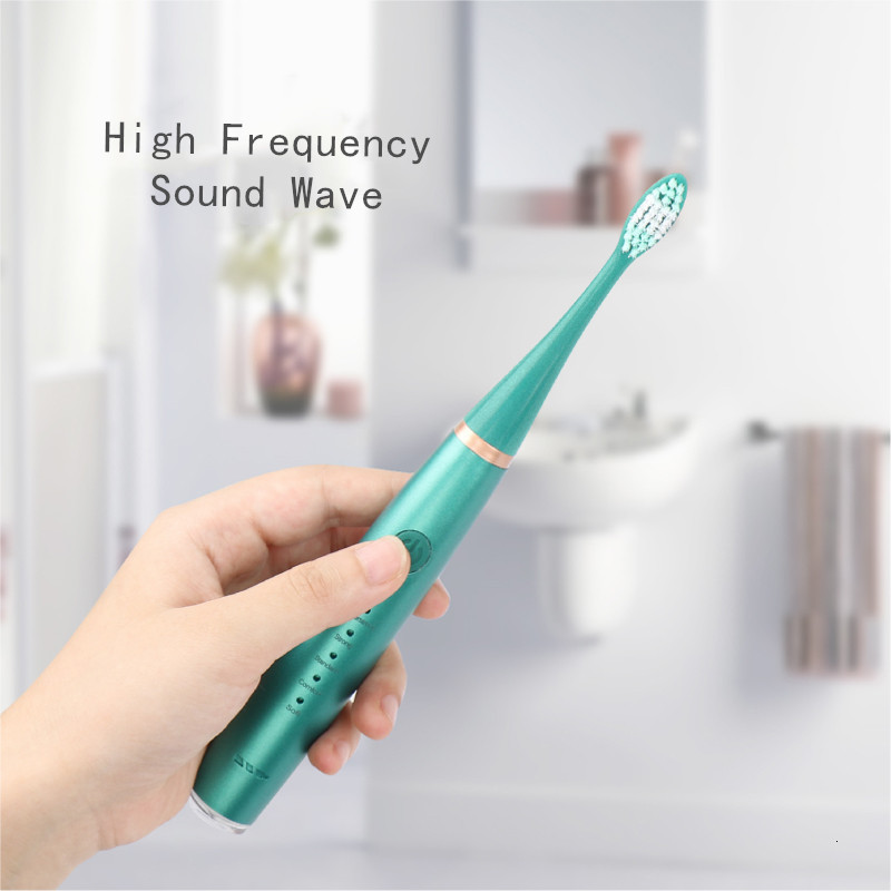 Toothbrush Electric Dental Cleaner Whitening Sonic Ultrasonic Smart Home Clean Teeth USB Fast Charging Adult Child Waterproof 230421