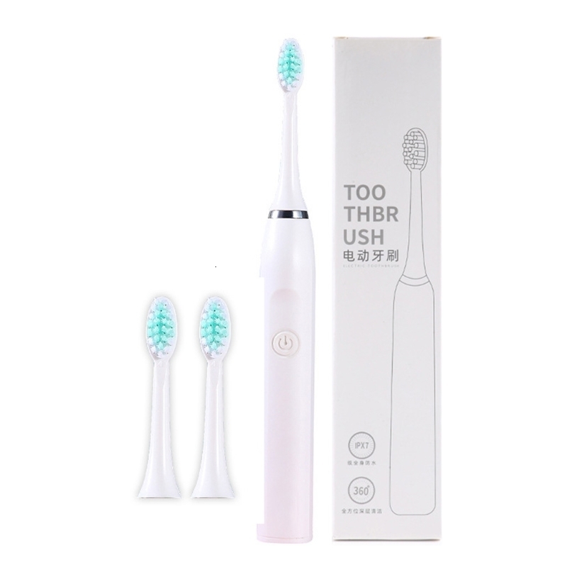 Toothbrush Ultrasonic Electric with 3 Brush Heads One Charge for Brazil Drop 230421