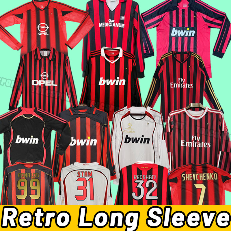 Retro Gullit SOCCER JERSEYs Maldini Van Basten football shirts KAKA Inzaghi PIRLO SHEVCHENKO BAGGIO Ac Milans Ibrahimovic 06 07 08 09 10 14 15 99 00 88 89 04 05 11 12 2007
Retro Gullit SOCCER JERSEYs Maldini Van Basten football shirts KAKA Inzaghi PIRLO SHEVCHENKO BAGGIO Ac Milans Ibrahimovic 06 07 08 09 10 14 15 99 00 88 89 04 05 11 12 2007