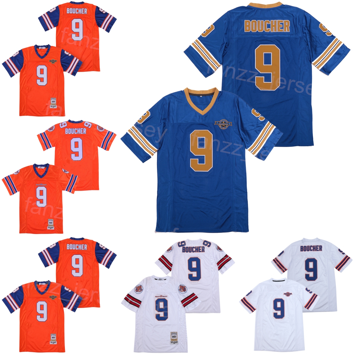 Football Movie The Waterboy Adam Sandler Jersey 9 Bobby Boucher Mud Dogs Bourbon Bowl Men All Stitched Team Orange Blue Away White Breathable University Pullover, 69 blue
Football Movie The Waterboy Adam Sandler Jersey 9 Bobby Boucher Mud Dogs Bourbon Bowl Men All Stitched Team Orange Blue Away White Breathable University Pullover, 69 blue