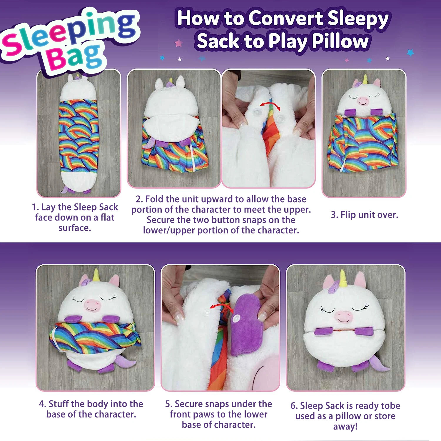 Sleeping Bags Children's Cartoon Sleep Sack For Birthday Gift Kids Sleeping Bag Plush Doll Pillow Baby Boys Girls Warm Soft Lazy Sleepsacks 23112