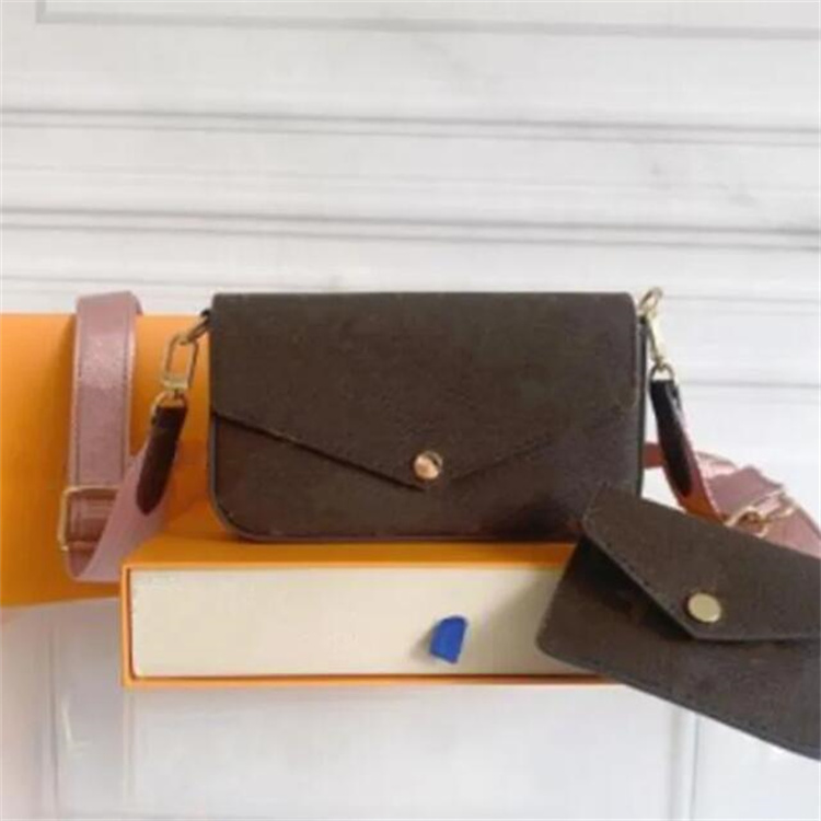 Wholesale DesignerLuxury bag women mini shoulder bags handbag with box ladies girls flowers letters three in one, Green strap
Wholesale DesignerLuxury bag women mini shoulder bags handbag with box ladies girls flowers letters three in one, Green strap