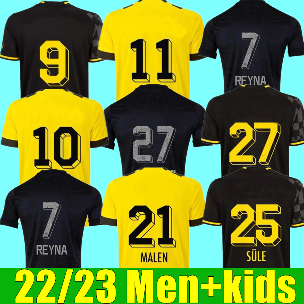 REUS soccer jerseys 22 23 football shirt HALLER BELLINGHAM HUMMELS BRANDT DORTMUND men kids kit maillot de foot REYNA BYNOE-GITTENS 2022 2023 tops All black special, Adult special+league patch
REUS soccer jerseys 22 23 football shirt HALLER BELLINGHAM HUMMELS BRANDT DORTMUND men kids kit maillot de foot REYNA BYNOE-GITTENS 2022 2023 tops All black special, Adult special+league patch