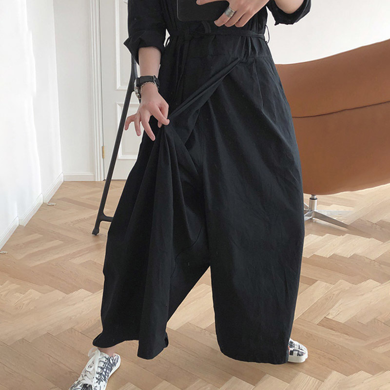 Women's Jumpsuits Rompers Yeezzi Casual Wide Leg Jumpsuits Ladies Playsuits Elegant Loose Office Original Elasticity Jumpsuits Women V Neck Rompe