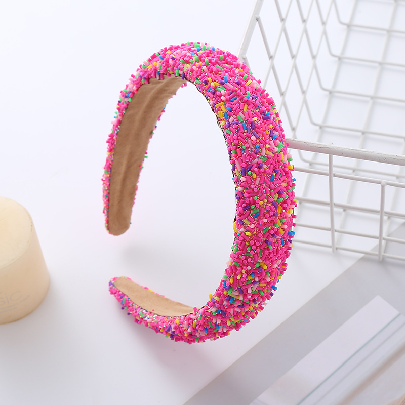 Luxury Designer Sweet Candy Color Hairband Make Up for woman Donut Headband Fashion Korean Style Female Star Hair Hoop Free Ship