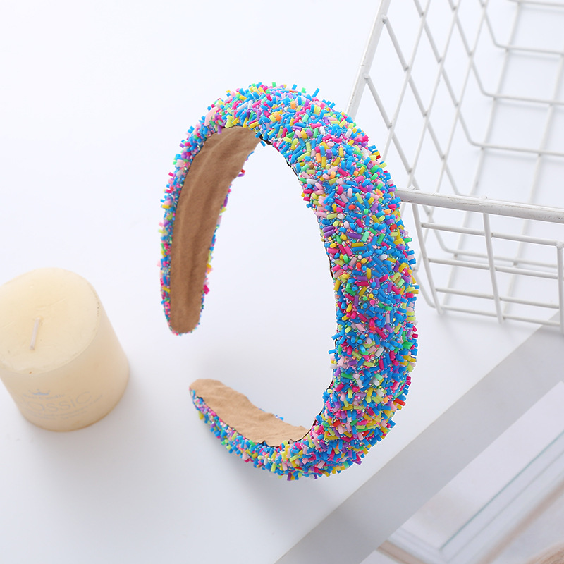 Luxury Designer Sweet Candy Color Hairband Make Up for woman Donut Headband Fashion Korean Style Female Star Hair Hoop Free Ship