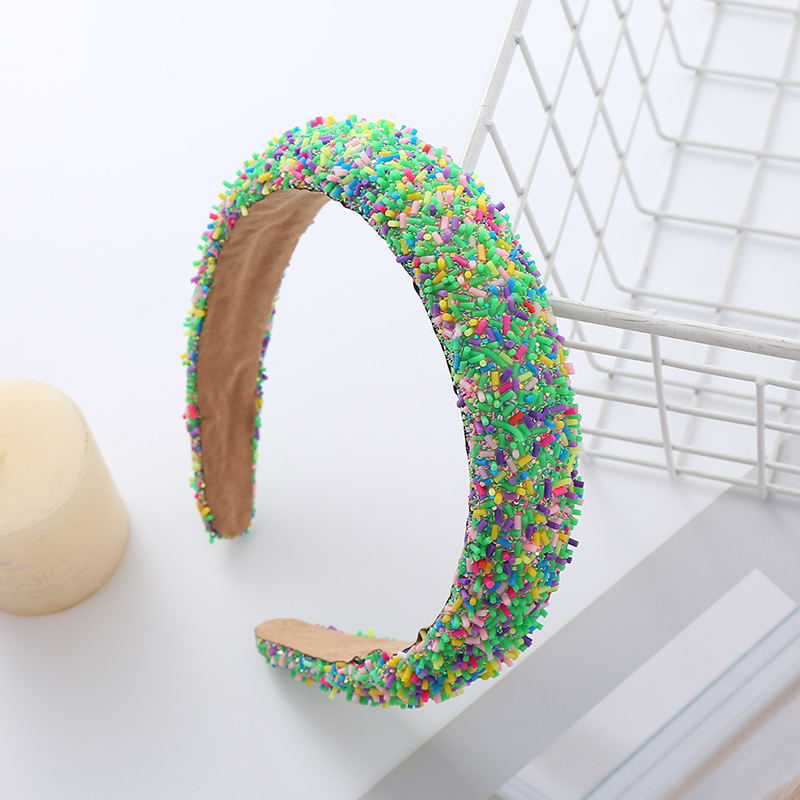 Luxury Designer Sweet Candy Color Hairband Make Up for woman Donut Headband Fashion Korean Style Female Star Hair Hoop Free Ship