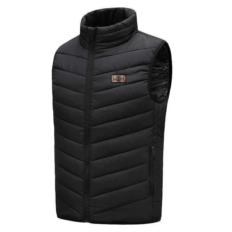 Men's Vests Heated Vest Men Winter Coat Warm Clothes With Heating Sleeveless Outdoors Heated Jacket Men USB in Outerwears Bodywarmer 6XL 231122