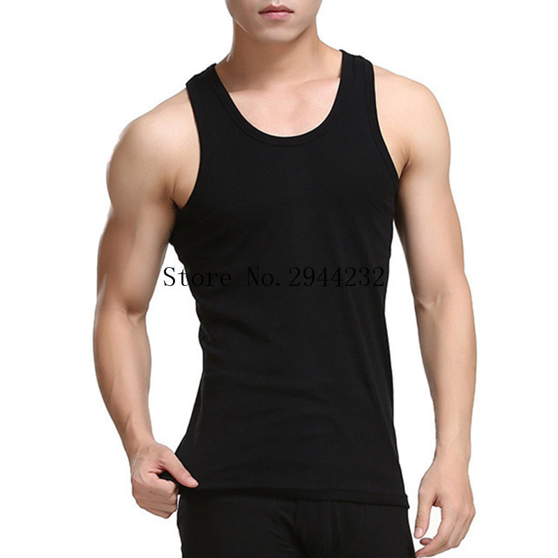 Men's Tank Tops Men Casual Tank Top Cotton Tank tops Sleeveless Tees Black White Gray Tanks Undershirt Quick Dry Boys Vest For Male Tanktop 23042