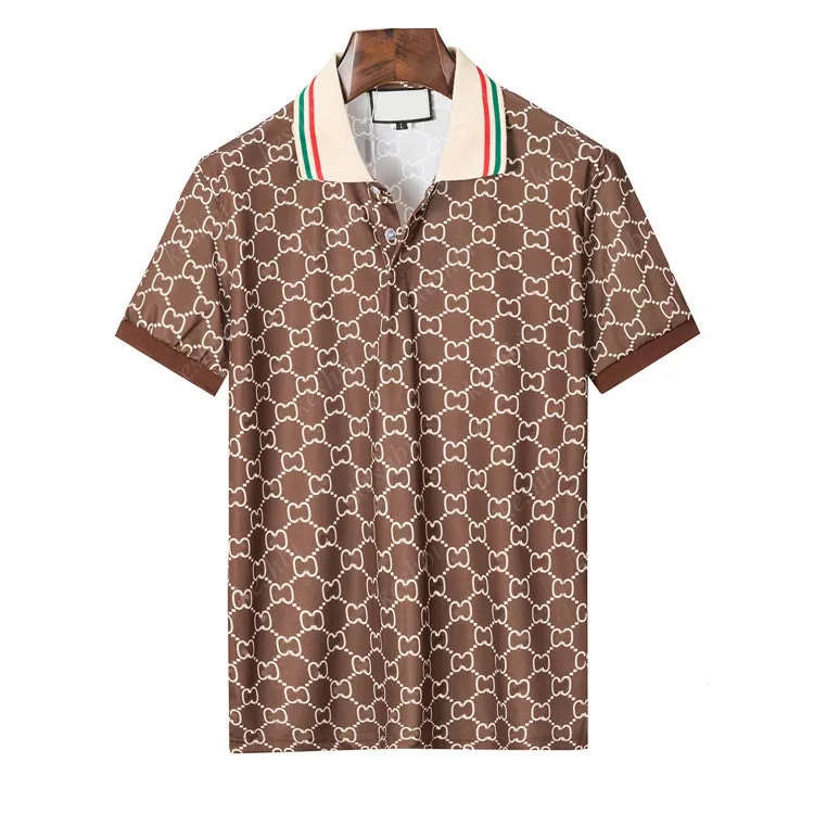 Polos Designer Polo Shirts Men Luxury Casual Mens Shirt Letter Print Fashion High Street Man Tee Cottom Clothing Tees N058, Brown
Polos Designer Polo Shirts Men Luxury Casual Mens Shirt Letter Print Fashion High Street Man Tee Cottom Clothing Tees N058, Brown