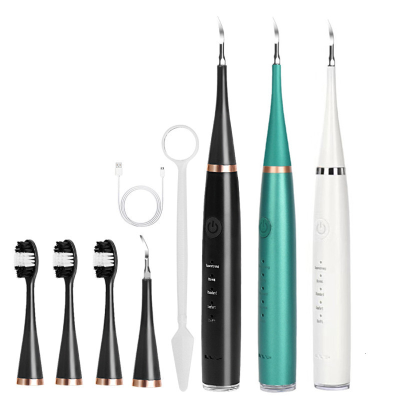 Toothbrush Sonic Electric Teeth Cleaner Oral Care Removal Of Dental Calculus Household Multifunctional Washable USB Charge Alloy 230421