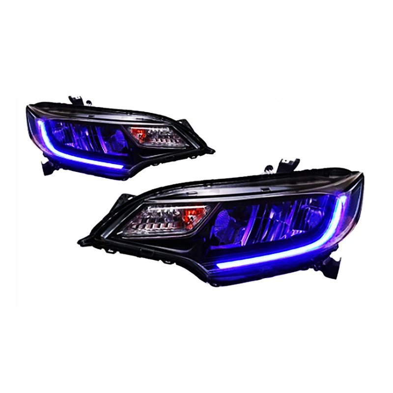 Auto Headlight For Honda Fit Jazz 2014-20 20 Wing Styling LED Headlights Daytime Lights DRL Signal Front Lamp
