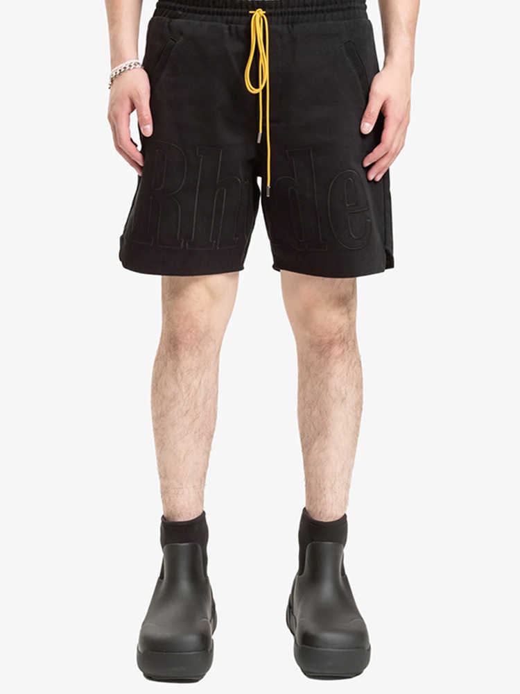 Designer Clothing Rhude Trend Brand Summer Loose Straight Embroidery Print Drawstring Casual Split Pants Men Couples Joggers Sportswear Beach fitness outdoor, Blue
Designer Clothing Rhude Trend Brand Summer Loose Straight Embroidery Print Drawstring Casual Split Pants Men Couples Joggers Sportswear Beach fitness outdoor, Blue