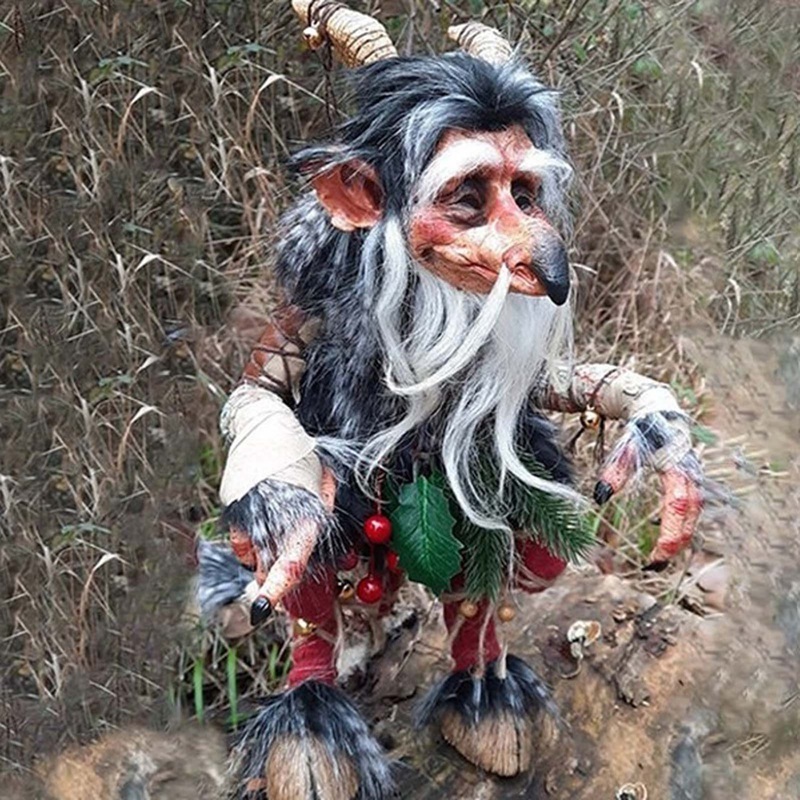 Garden Decorations Great Elf Ornament Gothic Vintage Halloween Sculpture Resin Goblin Character Statues for Indoor Outdoor Patio Lawn Decor 230422