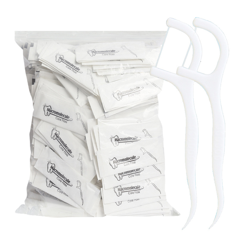 Dental Floss Picks Individually Wrapped Single Travel Unflavored 230421