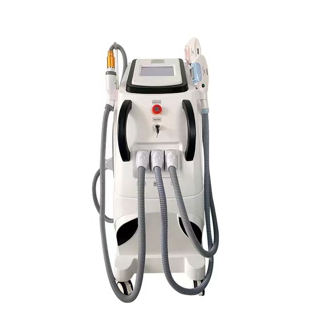 Newest Multifunction carbon 4 in 1 q switched nd yag laser hair removal machines rf face skin opt ipl hair remove diodelaser hair removal Equipment
