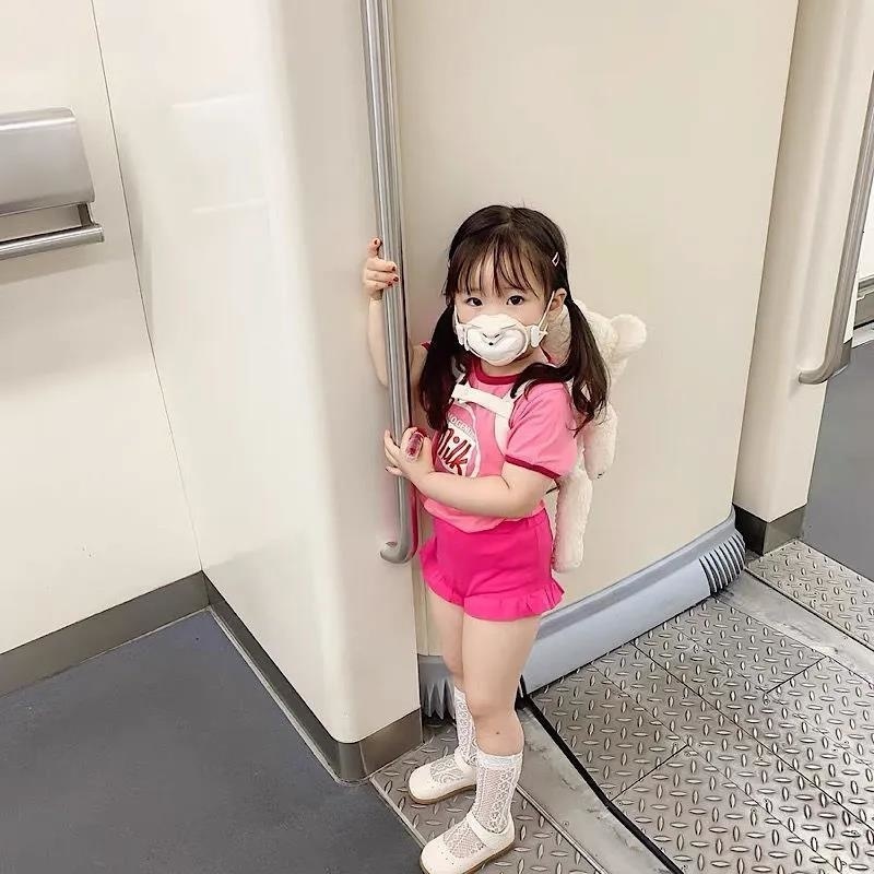 Clothing Sets Summer Children Clothing Set Girls School Uniform Two Piece Child Set Birthday Outfits Kids Clothing Suits For Baby Kids Women 230422