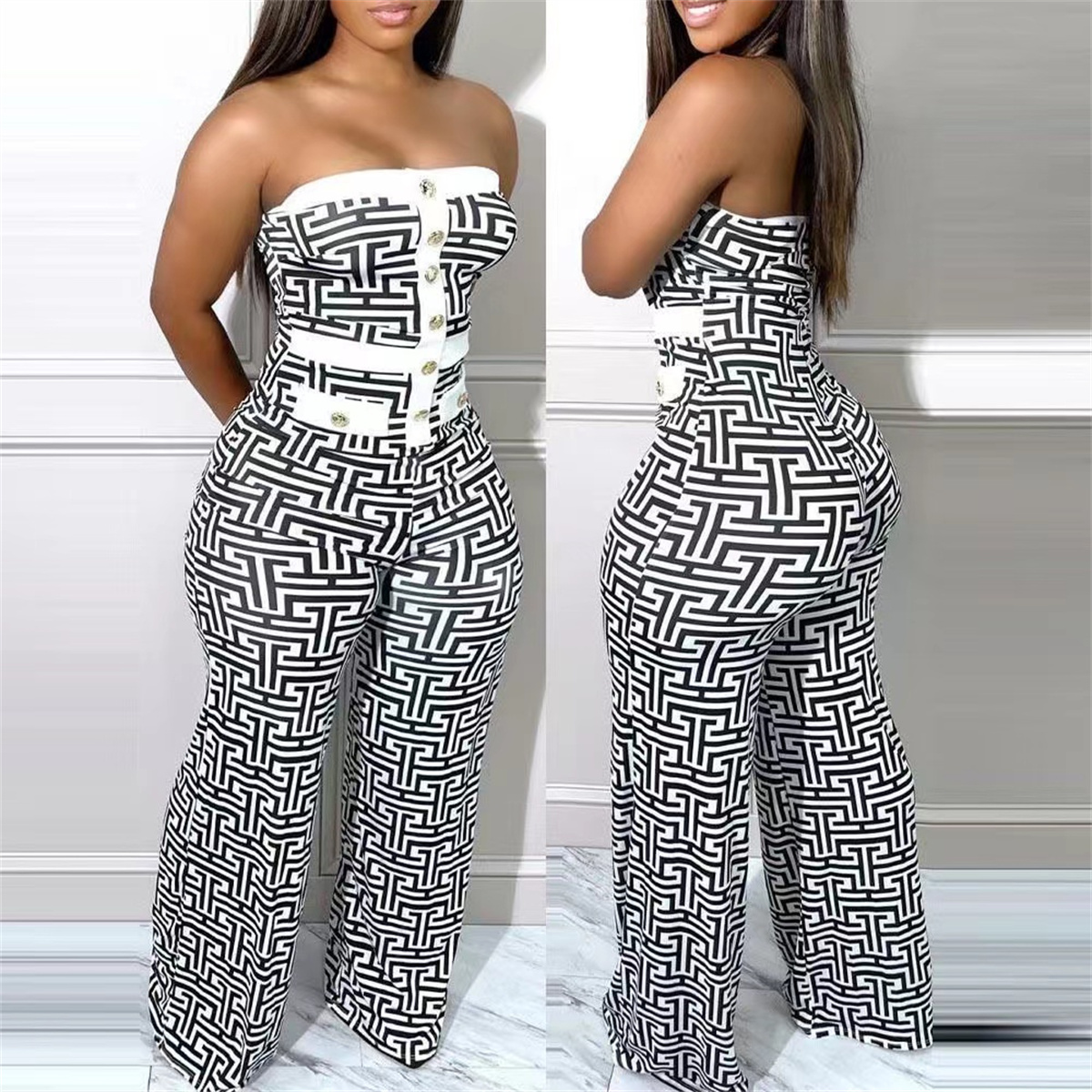 Casual Dresses Womens Jumpsuits Rompers fall Summer clothing sexy club long sleeve solid skinny pants sportswear bodysuits Club Party suits outfits Size S-2Xl