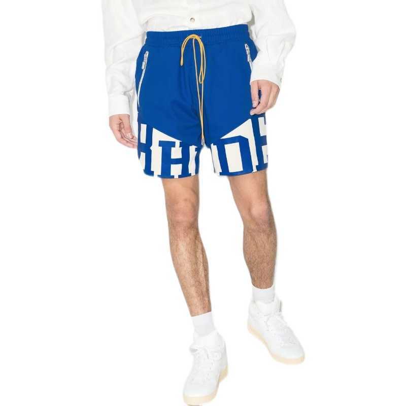 Designer Clothing 2022 Summer New Rhude High Street Hip Hop Drawstring Letter Printing Loose Casual Shorts Men's Ins Couples Joggers Sportswear Beach fitness, Blue
Designer Clothing 2022 Summer New Rhude High Street Hip Hop Drawstring Letter Printing Loose Casual Shorts Men's Ins Couples Joggers Sportswear Beach fitness, Blue