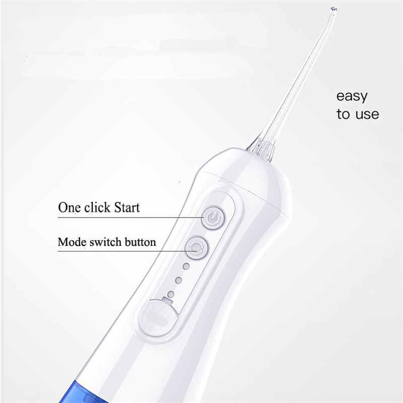 Other Oral Hygiene Portable Irrigator USB Rechargeable Dental Cleaning Device Waterproof Pick Floss Drop 230421