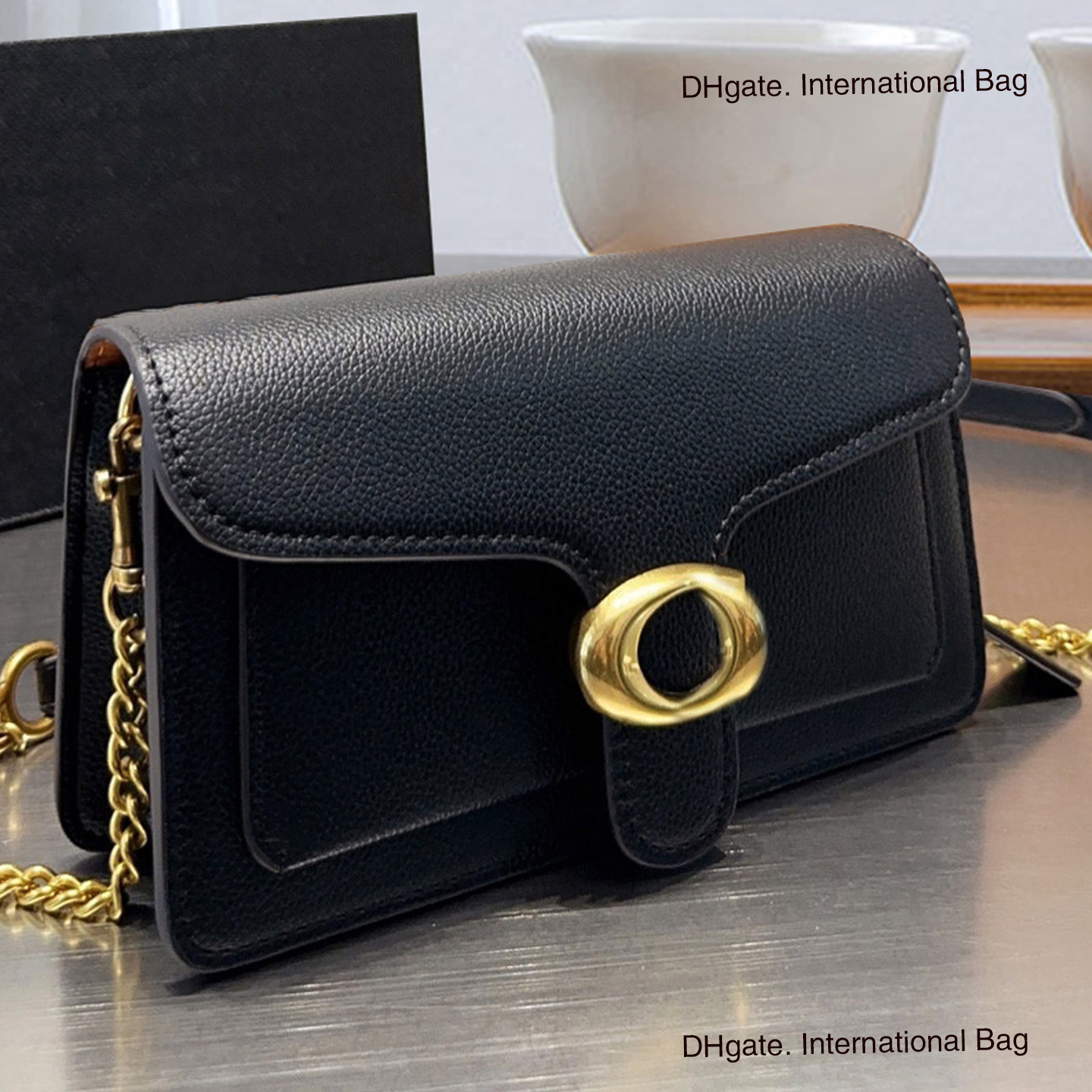 Pebble Grain Leather Shoulder Bag Crossbody Designers Bags with Detachable Chain and Strap -Tabby Series with Logo Buckle Closure Perfect Sling Bags for Women, Deep brown
Pebble Grain Leather Shoulder Bag Crossbody Designers Bags with Detachable Chain and Strap -Tabby Series with Logo Buckle Closure Perfect Sling Bags for Women, Deep brown