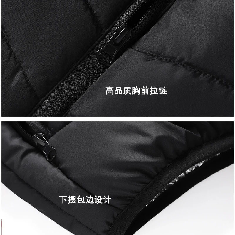 Men's Vests Heated Vest Men Winter Coat Warm Clothes With Heating Sleeveless Outdoors Heated Jacket Men USB in Outerwears Bodywarmer 6XL 231122