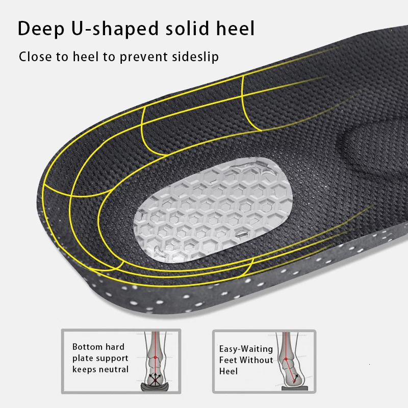 Shoe Parts Accessories Silicone Sport Insoles Ortic Arch Support Pad Running Gel Men Women Breathable Cushion 230421