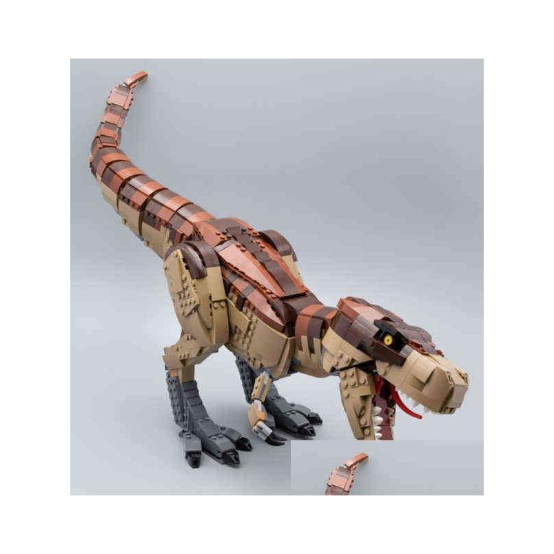 Blocks 11338 Movie Games Series Jurassic Park Blocks T. Rex Rampage 3156Pcs Bricks Model Building Kits Compatible 75936 T230103 Drop D Dhwjb z241101