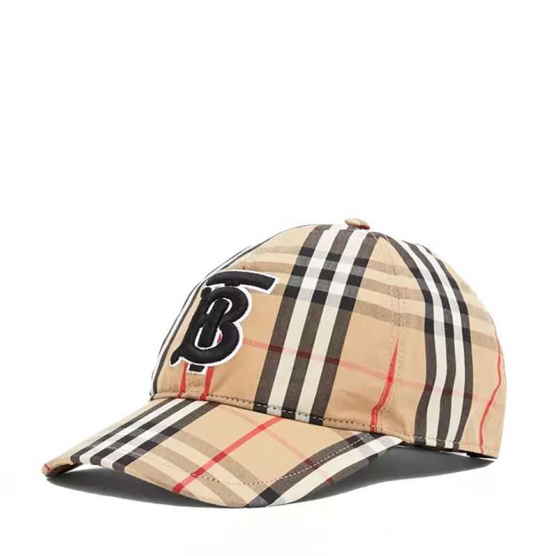 Designer Ball Caps Burbrerys Unisex camel Plaid classic baseball cap duck tongue, Brown
Designer Ball Caps Burbrerys Unisex camel Plaid classic baseball cap duck tongue, Brown