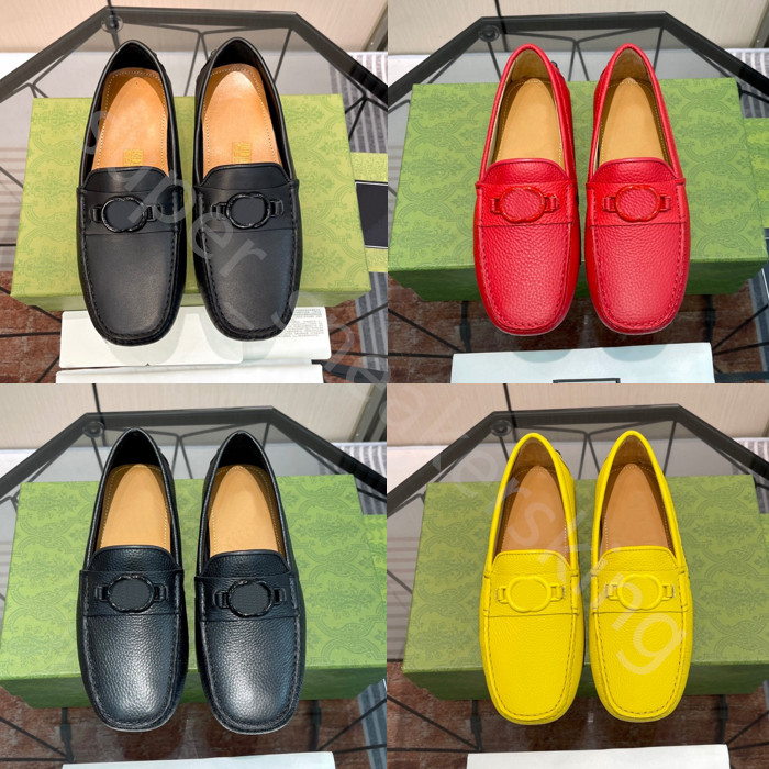 Luxurious Designer Shoes New Real Leather Wedding Dress Shoes des chaussures loafers men Black Red Yellow Formal shoes with box 38-46
Luxurious Designer Shoes New Real Leather Wedding Dress Shoes des chaussures loafers men Black Red Yellow Formal shoes with box 38-46