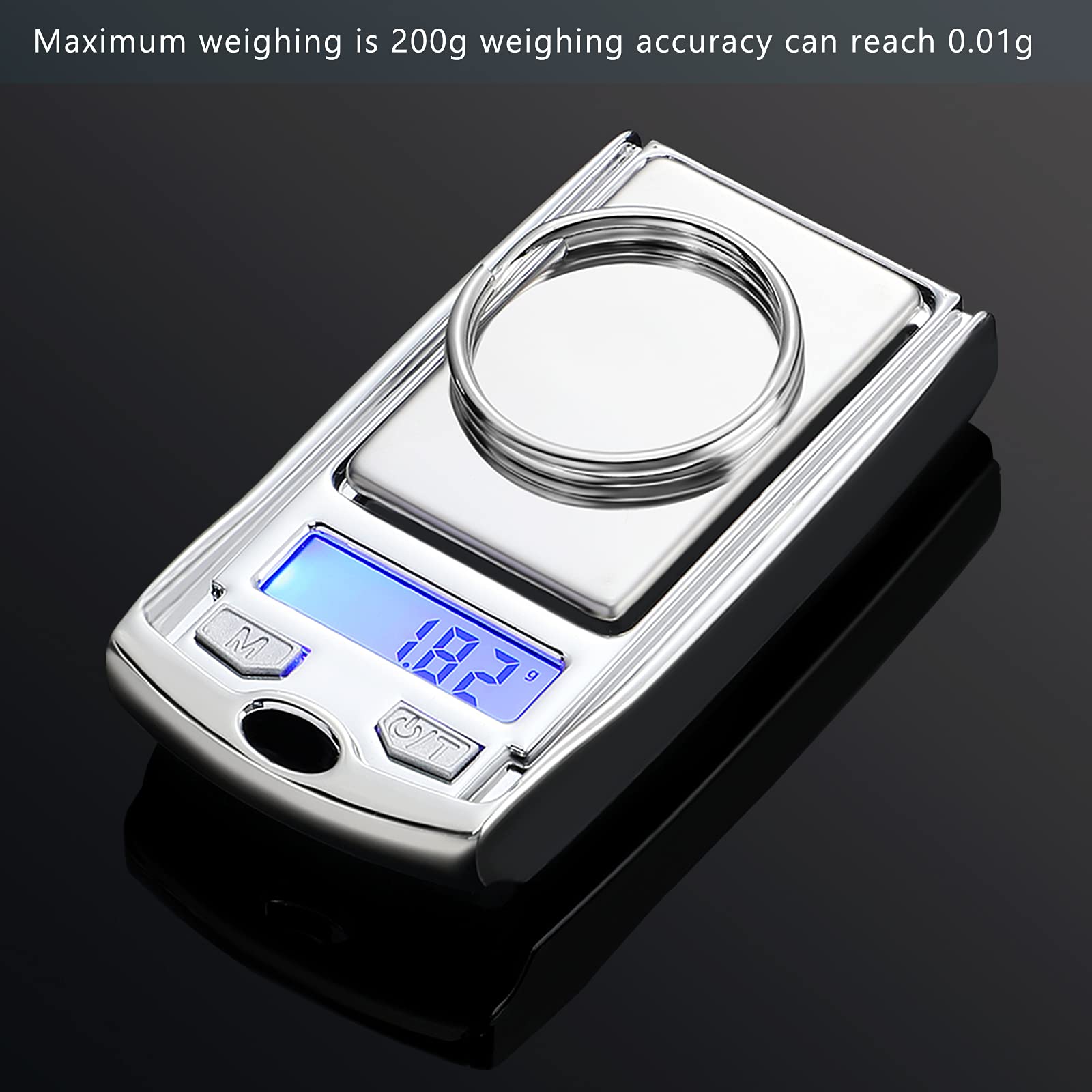 Update Wholesale Portable Gram 200G/ 0.01G Mini Digital Pocket Car Key Shape Electronic Battery Food/Jewelry Ounces/Grains Scale With Backlit LCD
