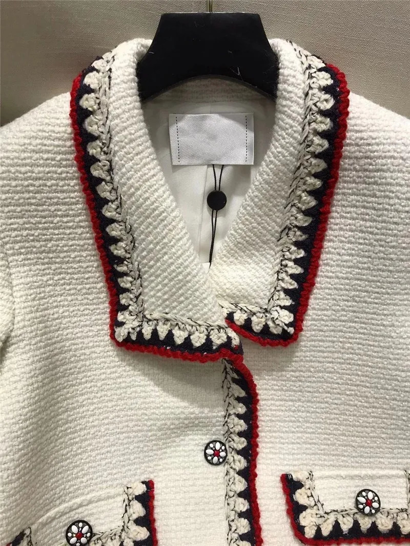 Womens Jackets Coat womens autumn and winter foreign style versatile dress temperament small fragrance celebrity tempe 231123