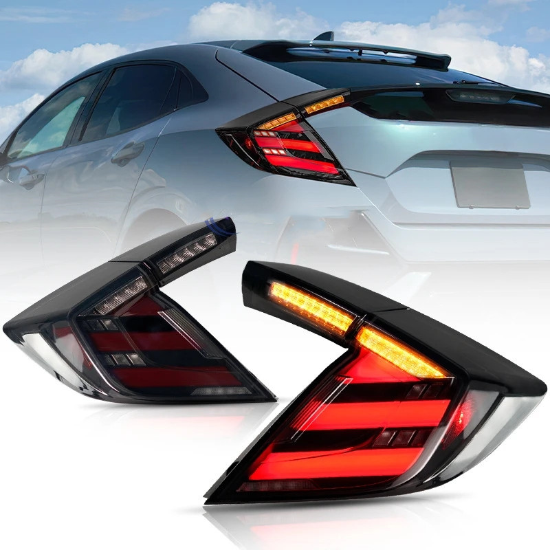 Taillights For Honda CIVIC G10 Hatchback Mugen 20 16-20 21 Tail Light Assembly LED Signal Reversing Parking Lights
