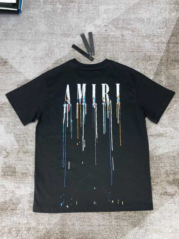Designer Fashion Clothing Tees Tshirt Amiiri 2023 Summer New Colored Pattern Printed Round Neck Short Sleeve T-shirt Men Luxury Streetwear for sale, Black
Designer Fashion Clothing Tees Tshirt Amiiri 2023 Summer New Colored Pattern Printed Round Neck Short Sleeve T-shirt Men Luxury Streetwear for sale, Black