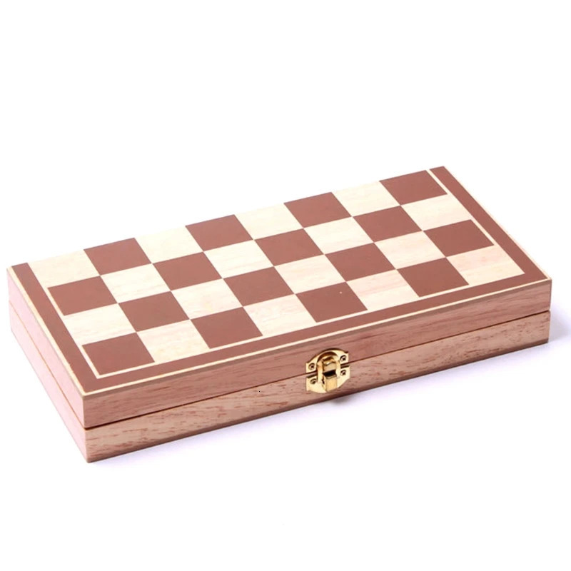 Chess Games Wooden Board for Kids and Adults Portable Folding Travel International Social Family Bonding 55KD 231123