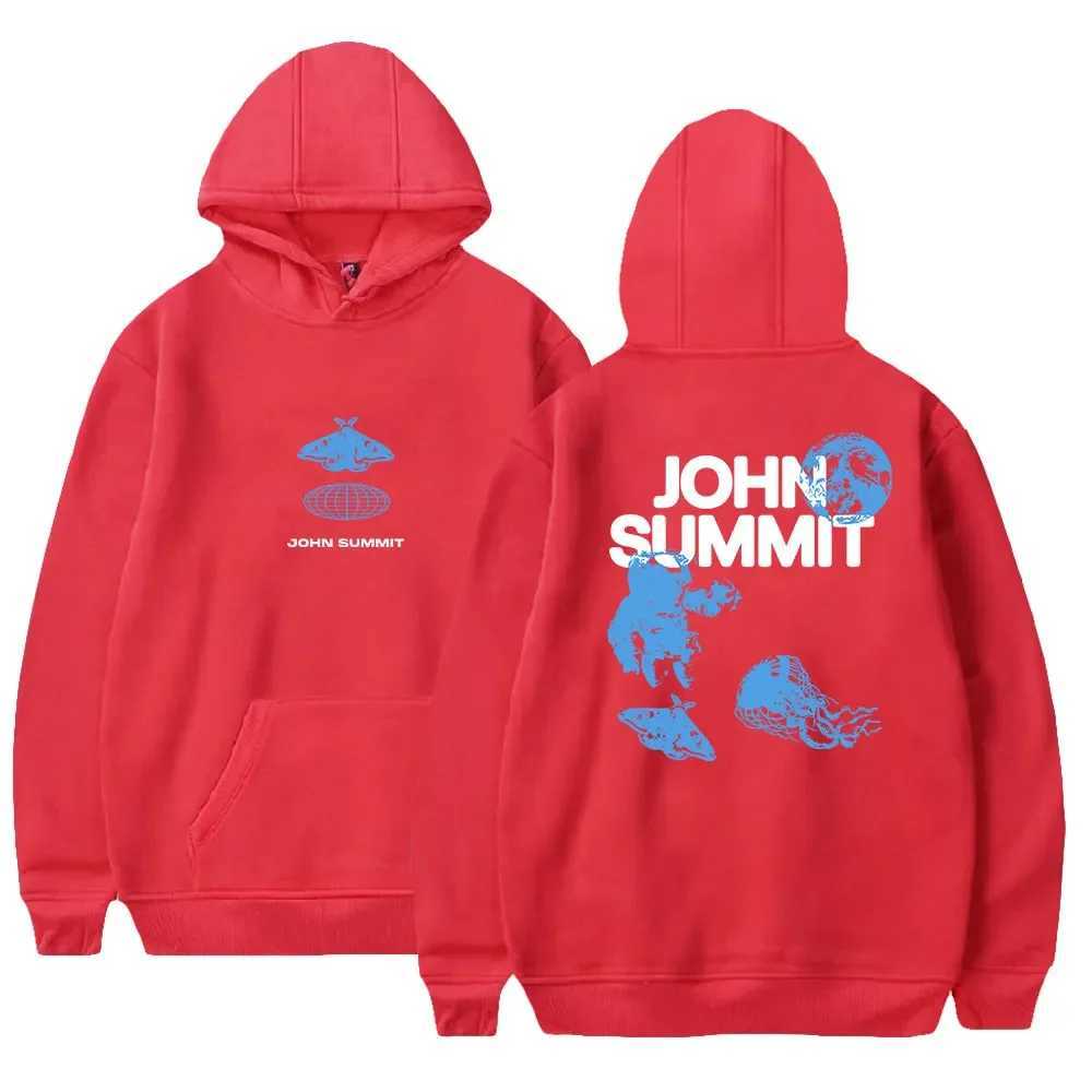 Men's Hoodies Sweatshirts John Summit Hoodie 2023 World Tour Unisex Long Sleeve Streetwear Women Men Hooded Sweatshirt Hip Hop Fashion Clothes TQ