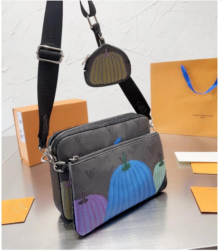 3pcs in set mens shoulder bag designer bag tote bag fashion black printing Pumpkin color printing shoulder bag messenger package clutch handbag crossbody bags
3pcs in set mens shoulder bag designer bag tote bag fashion black printing Pumpkin color printing shoulder bag messenger package clutch handbag crossbody bags
